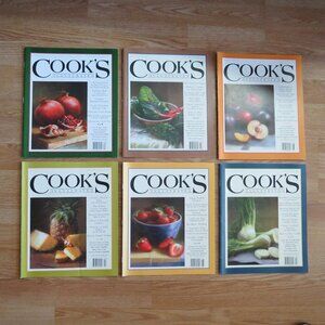 Cook’s Illustrated Magazines Full Set of 6 issues For 2009 Complete Year Lot #1